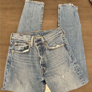 Levi's Light Blue Straight Jeans